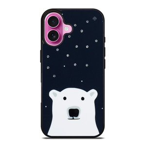 KATE SPADE SPARKLE POLLAR BEAR iPhone 16 Plus Case Cover