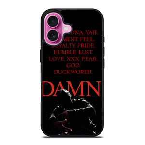 KENDRICK LAMAR DAMN QUOTES iPhone 16 Plus Case Cover
