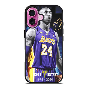 KOBE BRYANT 1978-2020 LAKERS iPhone 16 Plus Case Cover KOBE BRYANT 1978-2020 LAKERS iPhone 16 Plus Case Cover