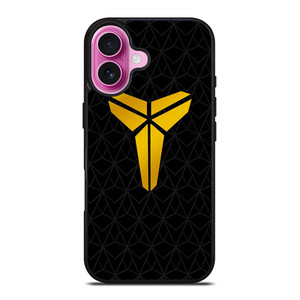 KOBE BRYANT GOLD GEOMETRIC PATTERN iPhone 16 Plus Case Cover