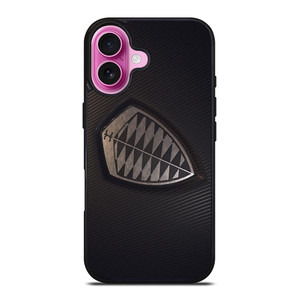 KOENIGSEGG CARBON CAR LOGO iPhone 16 Plus Case Cover