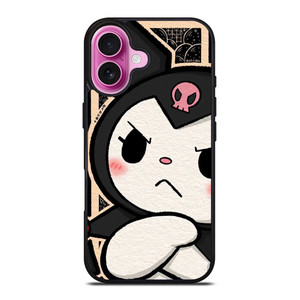 KUROMI SANRIO CARTOON MAD iPhone 16 Plus Case Cover KUROMI SANRIO CARTOON MAD iPhone 16 Plus Case Cover