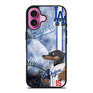 LA DODGERS DOG LOGO iPhone 16 Plus Case Cover LA DODGERS DOG LOGO iPhone 16 Plus Case Cover