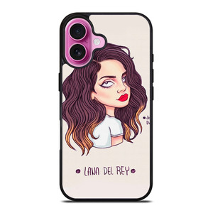 LANA DEL REY CARTOON iPhone 16 Plus Case Cover