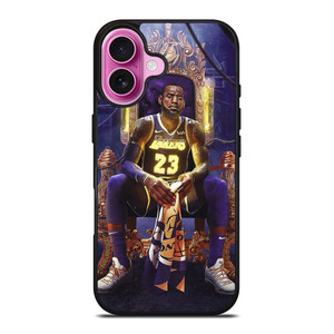 LEBRON JAMES LAKERS KING iPhone 16 Plus Case Cover LEBRON JAMES LAKERS KING iPhone 16 Plus Case Cover
