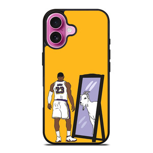 LEBRON JAMES MIRROR GOAT iPhone 16 Plus Case Cover