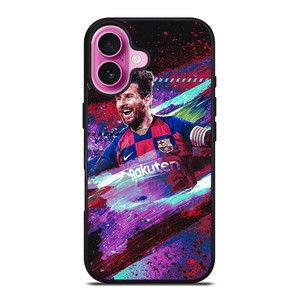 LIONEL MESSI BARCELONA ART iPhone 16 Plus Case Cover