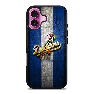LOS ANGELES DODGERS GOLD LOGO iPhone 16 Plus Case Cover LOS ANGELES DODGERS GOLD LOGO iPhone 16 Plus Case Cover