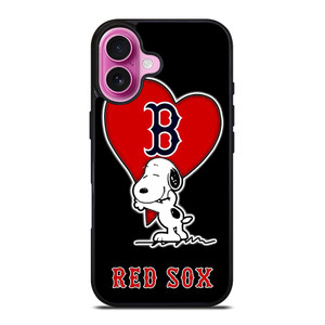 LOVE BOSTON RED SOX SNOOPY iPhone 16 Plus Case Cover LOVE BOSTON RED SOX SNOOPY iPhone 16 Plus Case Cover