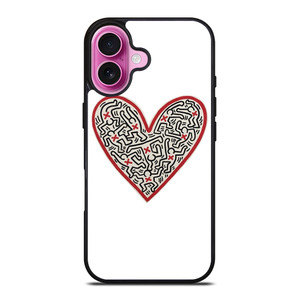 LOVE KEITH HARING iPhone 16 Plus Case Cover LOVE KEITH HARING iPhone 16 Plus Case Cover