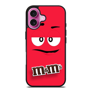M&M'S CHOCOLATE MASCOT FACE iPhone 16 Plus Case Cover