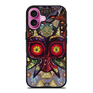 MAJORA MASK LEGEND OF ZELDA GAMES MOZAIK iPhone 16 Plus Case Cover