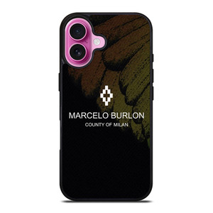 MARCELO BURLON WING LOGO iPhone 16 Plus Case Cover
