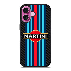 MARTINI RACING TEAM CARBON iPhone 16 Plus Case Cover MARTINI RACING TEAM CARBON iPhone 16 Plus Case Cover