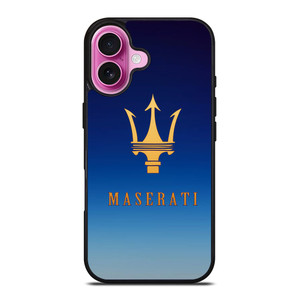MASERATI GOLD LOGO iPhone 16 Plus Case Cover