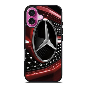 MERCEDES BENZ LOGO RED ICON iPhone 16 Plus Case Cover