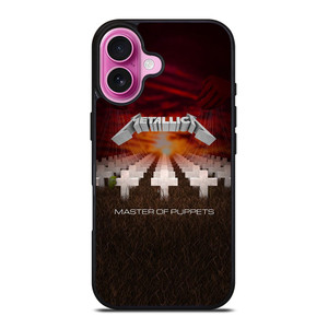 METALLICA BAND LOGO MASTER OF PUPPETS iPhone 16 Plus Case Cover METALLICA BAND LOGO MASTER OF PUPPETS iPhone 16 Plus Case Cover