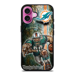 MIAMI DOLPHINS FOOTBALL iPhone 16 Plus Case Cover