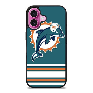 MIAMI DOLPHINS logo iPhone 16 Plus Case Cover