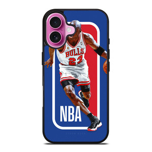 MICHAEL JORDAN NBA LOGO iPhone 16 Plus Case Cover