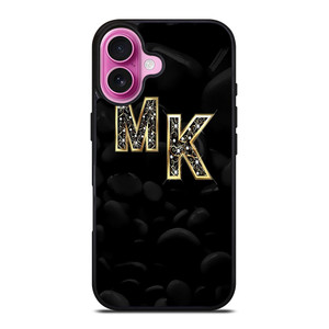 MICHAEL KORS MK GOLD LOGO iPhone 16 Plus Case Cover