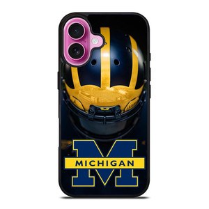 MICHIGAN WOLVERINES HELMET iPhone 16 Plus Case Cover MICHIGAN WOLVERINES HELMET iPhone 16 Plus Case Cover
