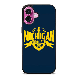 MICHIGAN WOLVERINES LOGO UNIVERSITY FOOTBALL ICON iPhone 16 Plus Case Cover MICHIGAN WOLVERINES LOGO UNIVERSITY FOOTBALL ICON iPhone 16 Plus Case Cover