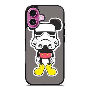 MICKEY MOUSE STORMTROOPER STAR WARS iPhone 16 Plus Case Cover MICKEY MOUSE STORMTROOPER STAR WARS iPhone 16 Plus Case Cover
