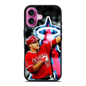 MIKE TROUT LOS ANGELES ANGELS iPhone 16 Plus Case Cover