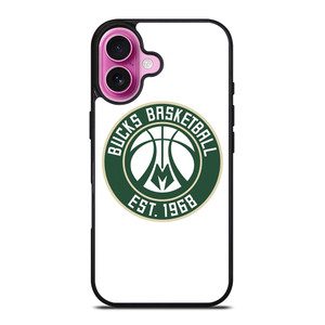 MILWAUKEE BUCKS LOGO BASKETBALL 1968 iPhone 16 Plus Case Cover