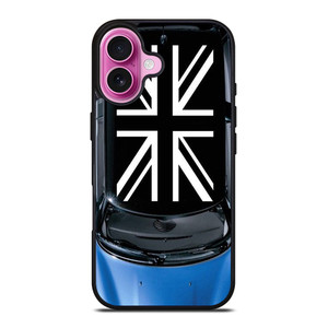 MINI COOPER UNIONS JACK BLUE iPhone 16 Plus Case Cover MINI COOPER UNIONS JACK BLUE iPhone 16 Plus Case Cover