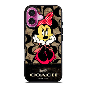 MINNIE MOUSE COACH iPhone 16 Plus Case Cover