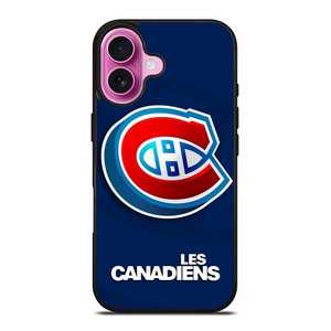 MONTREAL LES CANADIENS NHL 3D LOGO iPhone 16 Plus Case Cover