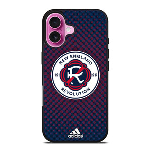 NEW ENGLAND REVOLUTION SOCCER MLS ADIDAS iPhone 16 Plus Case Cover