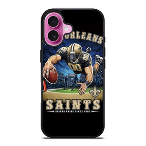NEW ORLEANS SAINTS NFL ART iPhone 16 Plus Case Cover NEW ORLEANS SAINTS NFL ART iPhone 16 Plus Case Cover