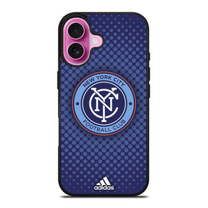 NEW YORK CITY SOCCER MLS ADIDAS iPhone 16 Plus Case Cover