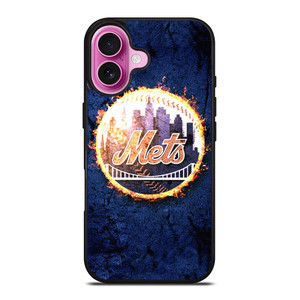 NEW YORK METS MLB iPhone 16 Plus Case Cover NEW YORK METS MLB iPhone 16 Plus Case Cover