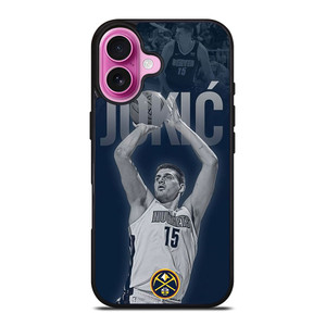NICOLA JOKIC 15 DENVER NUGGETS iPhone 16 Plus Case Cover NICOLA JOKIC 15 DENVER NUGGETS iPhone 16 Plus Case Cover