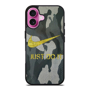 NIKE JUST DO IT CAMO iPhone 16 Plus Case Cover NIKE JUST DO IT CAMO iPhone 16 Plus Case Cover