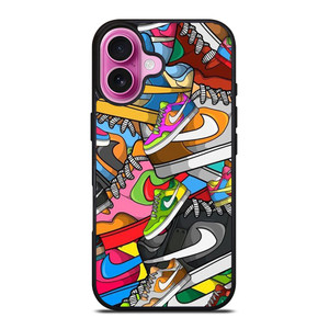 NIKE SNEAKERS iPhone 16 Plus Case Cover NIKE SNEAKERS iPhone 16 Plus Case Cover