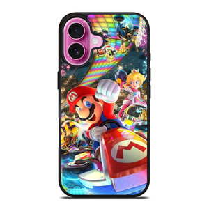 NINTENDO SUPER MARIO KART GAMES iPhone 16 Plus Case Cover NINTENDO SUPER MARIO KART GAMES iPhone 16 Plus Case Cover