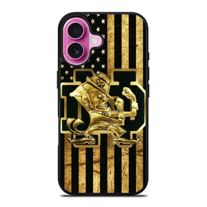 NOTRE DAME FIGHTING IRISH GOLD iPhone 16 Plus Case Cover