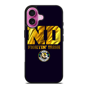 NOTRE DAME ND FIGHTING IRISH iPhone 16 Plus Case Cover