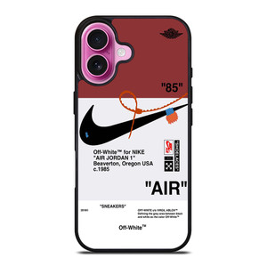 OFF WHITE NIKE AIR JORDAN SNEAKERS iPhone 16 Plus Case Cover OFF WHITE NIKE AIR JORDAN SNEAKERS iPhone 16 Plus Case Cover