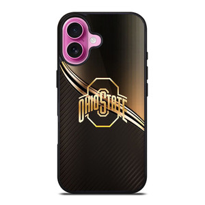 OHIO STATE FOOTBALL GOLD LOGO iPhone 16 Plus Case Cover