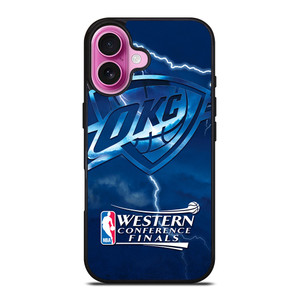 OKC OKLAHOMA CITY THUNDER NBA iPhone 16 Plus Case Cover