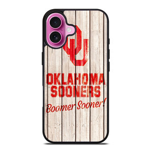 OKLAHOMA SOONERS WOODEN LOGO iPhone 16 Plus Case Cover OKLAHOMA SOONERS WOODEN LOGO iPhone 16 Plus Case Cover