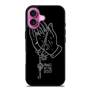PANIC AT THE DISCO BLACK LOGO iPhone 16 Plus Case Cover PANIC AT THE DISCO BLACK LOGO iPhone 16 Plus Case Cover