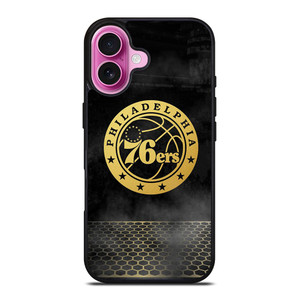 PHILADELPHIA 76ERS GOLD LOGO iPhone 16 Plus Case Cover PHILADELPHIA 76ERS GOLD LOGO iPhone 16 Plus Case Cover