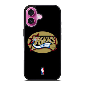 PHILADELPHIA 76ERS NBA GOLD LOGO iPhone 16 Plus Case Cover PHILADELPHIA 76ERS NBA GOLD LOGO iPhone 16 Plus Case Cover